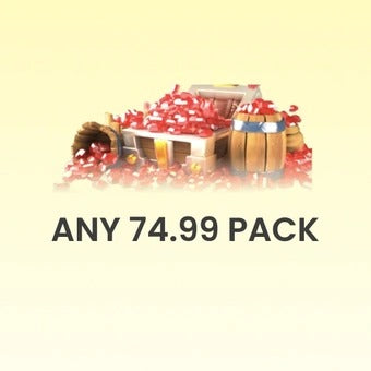 شحن Rise of Kingdoms Any 74.99 Pack | شحن سريع وآمن