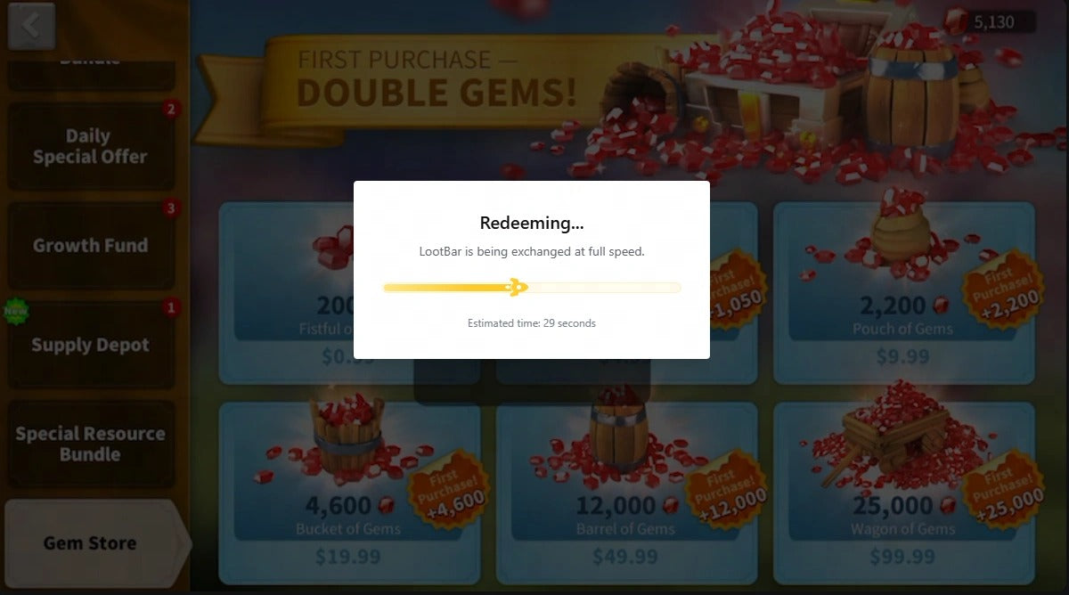 شحن Rise of Kingdoms Any 74.99 Pack | شحن سريع وآمن