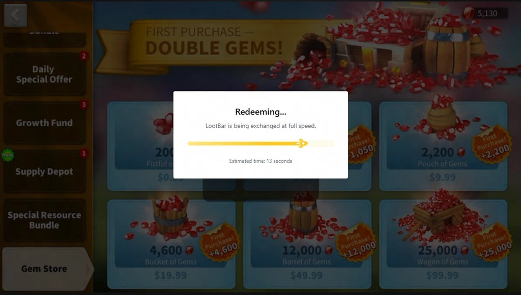 شحن Rise of Kingdoms Any 49.99 Pack | شحن سريع وآمن