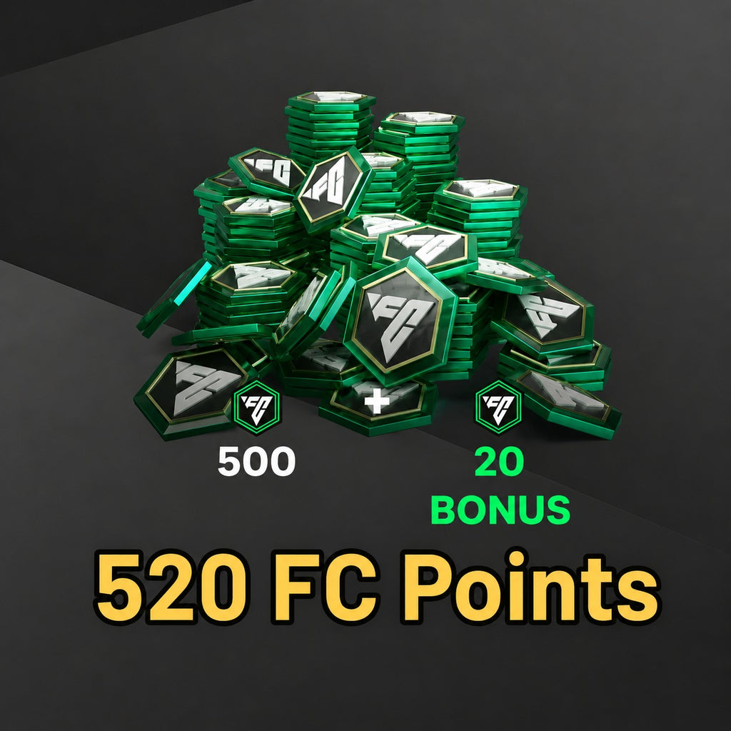 شحن 520 FC Points فيفا موبايل FC Mobile سريع وآمن